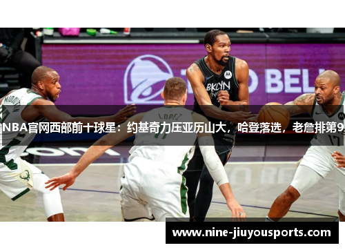 NBA官网西部前十球星：约基奇力压亚历山大，哈登落选，老詹排第9